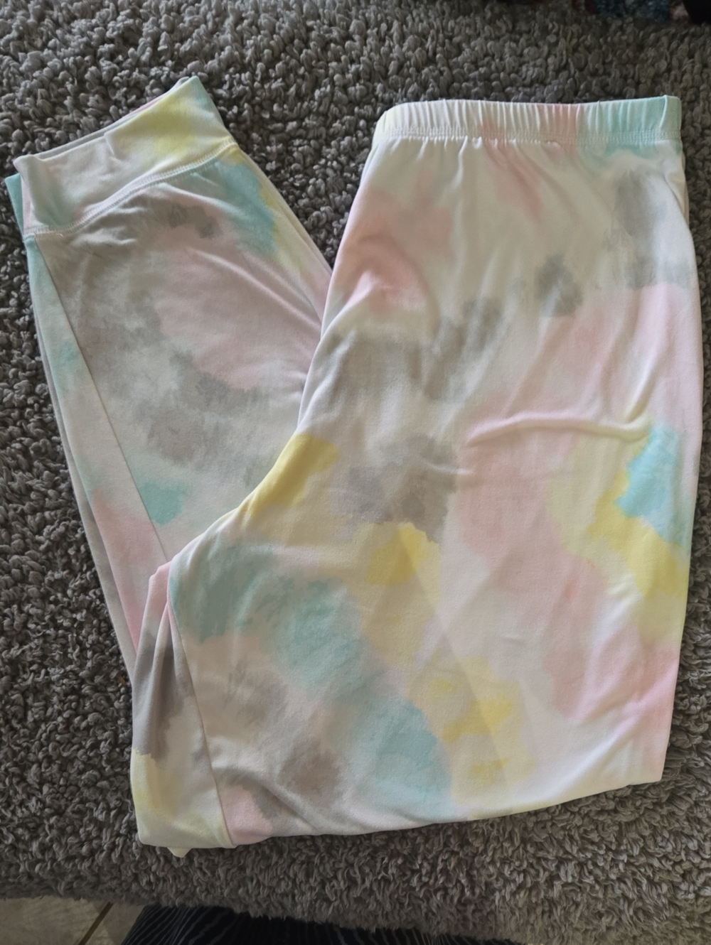 Secret Treasures Pastel Tie-Dye Women's Pajama Pants-Size 16/18-XL